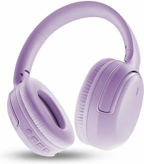 Wireless / Wired Over Ear Headphones with 2 hours of Operation Purple