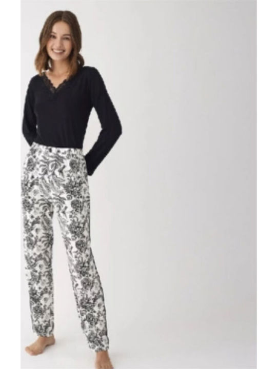 Promise Winter Women's Pyjama Set Black