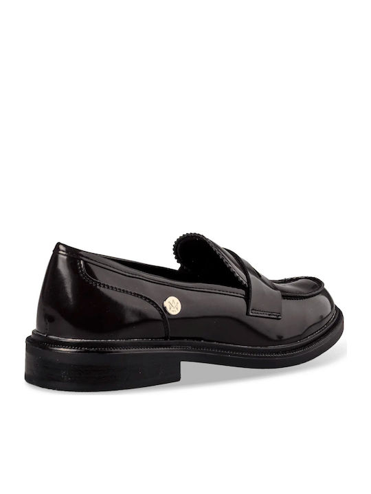 Лачени Дамски Loafers в Бордо Цвят