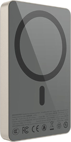 Recci RPB-W36 Power Bank 10000mAh 20W Power Delivery Χρυσό