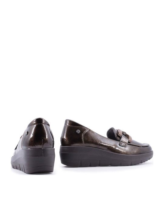 Women's Loafers in Brown Color