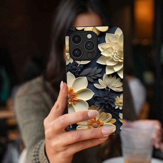 Sonique 3d Flower Series Case Samsung Galaxy M13 4g Ecru