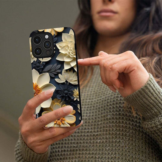 Sonique 3d Flower Series Case Samsung Galaxy M13 4g Ecru