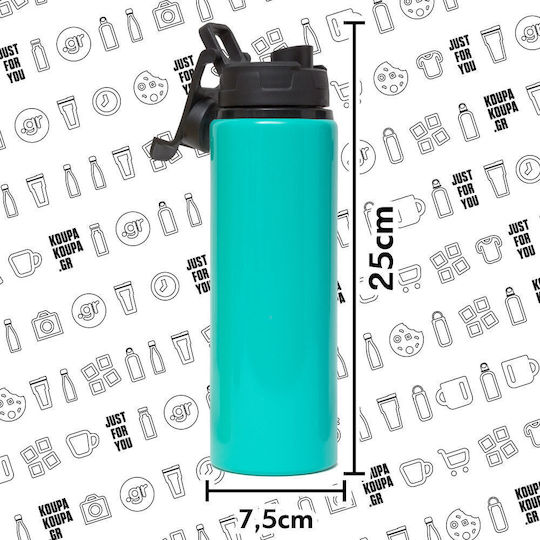 Koupakoupa Chopper One Piece Kids Water Bottle Aluminium with Screw-on Cap Non Spill 850ml