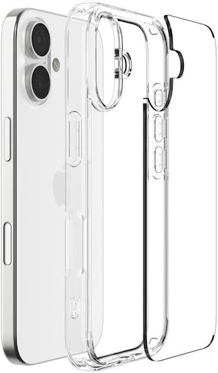 Spigen Ultra Hybrid Umschlag Rückseite Kunststoff / Silikon 1.2mm Crystal Clear (iPhone 17)