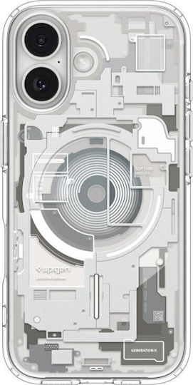 Spigen Ultra Hybrid MagSafe Umschlag Rückseite Kunststoff / Silikon Zero One Titanium (iPhone 17)