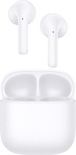 Edifier X2 Plus Earbud Bluetooth Handsfree Ακουστικά με Αντοχή στον Ιδρώτα και Θήκη Φόρτισης Λευκά