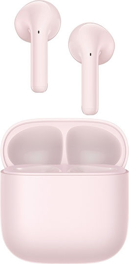 Edifier X2 Plus Earbud Bluetooth хендсфри Слушалки с Устойчивост на Пот и Кутийка за Зареждане Розов