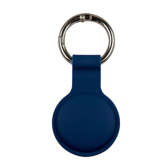 Mobile Origin Keychain Cazul Keychain Silicon pentru AirTag în culoarea Albastru