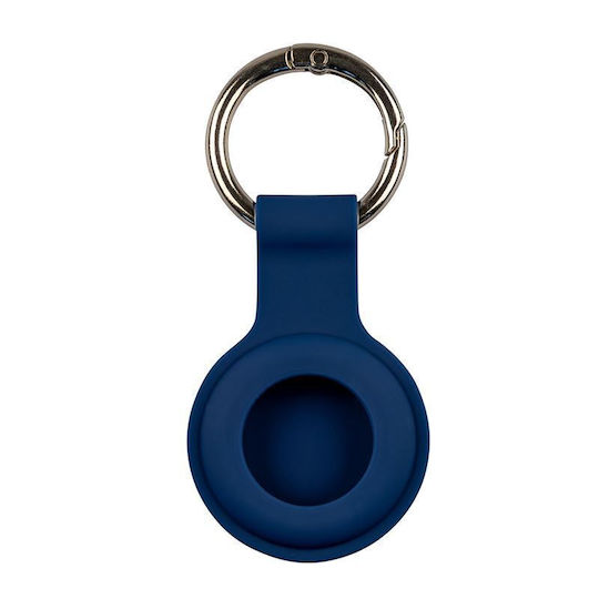 Mobile Origin Keychain Cazul Keychain Silicon pentru AirTag în culoarea Albastru