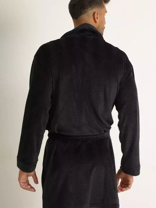 Bonatti Winter Herren-Robe Schwarz