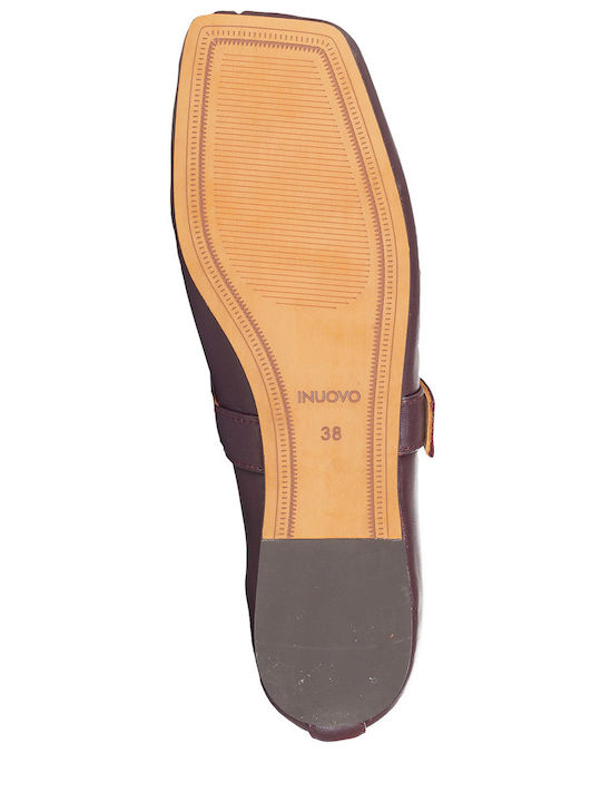 Damen Ballerinas in Lila Farbe 61003