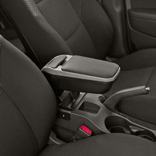 Rati Armster Consolă pentru cotiera mașinii Universal Fiat Punct / Grande Punto / Punto Evo Argintiu culoare