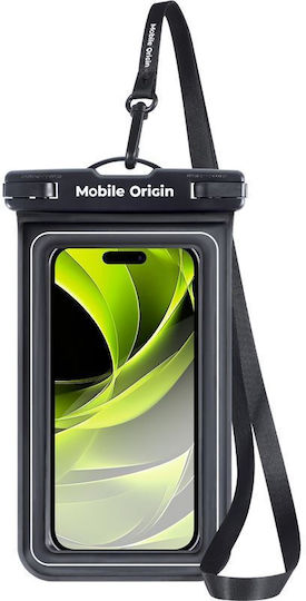 Mobile Origin Αδιάβροχη Θήκη έως 6.5" Μαύρο DBL-BLK-WHT01