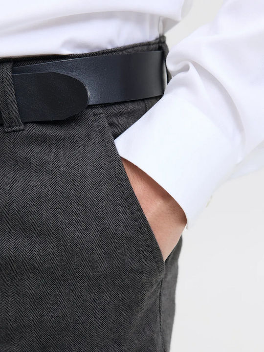Hose Chino in Schlanker Passform Dark Grey