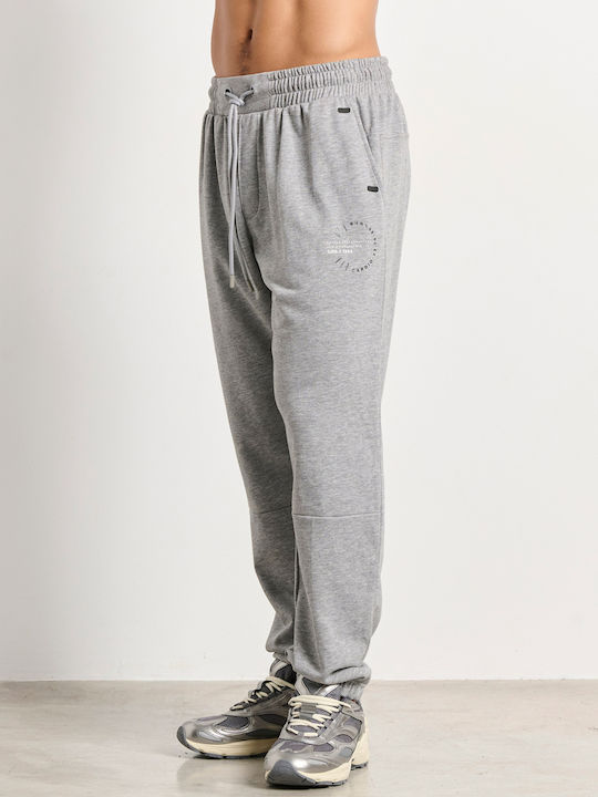 Pantaloni de trening cu Elastic Melange Gray