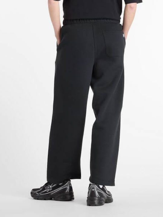 Sweatpants Wide Fleece Black