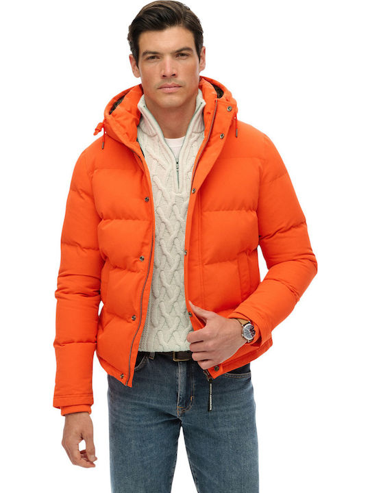 Everest Short Jacket Puffer Orange