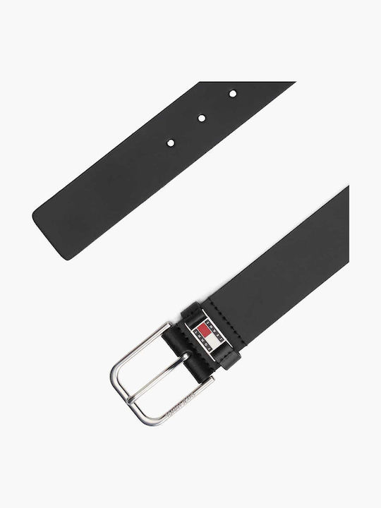 Tommy Hilfiger Ανδρική Ζώνη Δερμάτινη Μαύρη Tommy Hilfiger Ανδρική Ζώνη Δερμάτινη Μαύρη