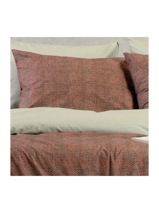 Melinen Duvet Cover Cotton Queen 225x245 Luca Bordeaux