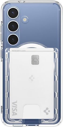 Spigen MagSafe Θήκη Καρτών Ultra Hybrid Wallet σε Διάφανο χρώμα