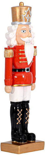 Fylliana Christmas Decorative Lead Soldier Fylliana Fl041 Polyresin Gold-Black-White-Red 12x8x40cm