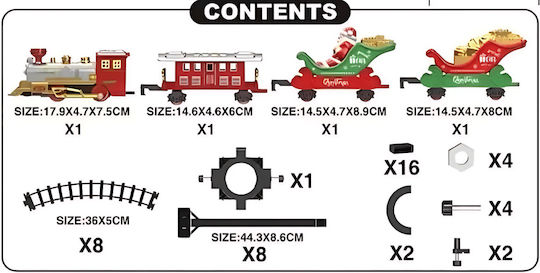 Christmas Tree Train Lights Sound 49 Pieces Hometheory