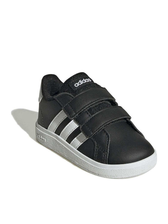 GRAND COURT 2.0 Παιδικά Sneakers με Σκρατς Core Black / Cloud White