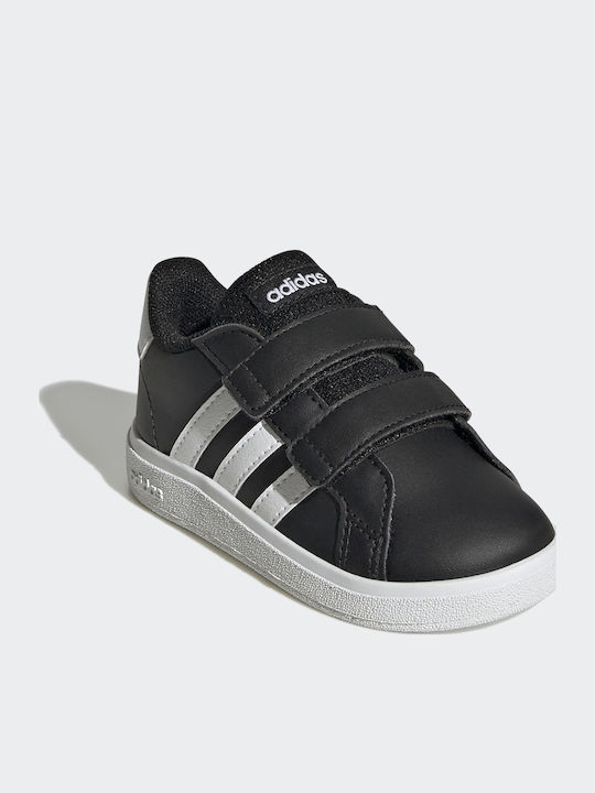 GRAND COURT 2.0 Παιδικά Sneakers με Σκρατς Core Black / Cloud White