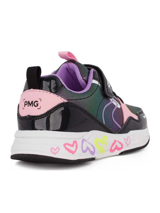 Kids Sneakers with Scratch Black