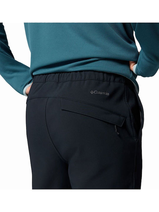 Columbia Trail Omni-heat Pant Ανδρικό Μακρύ Παντελόνι Πεζοπορίας Μαύρο
