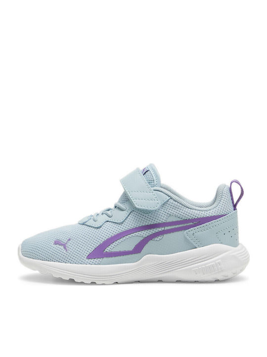All-day Active Kinder Sneaker Hoch mit Bügel- und Schleifenverschluss Hellblau