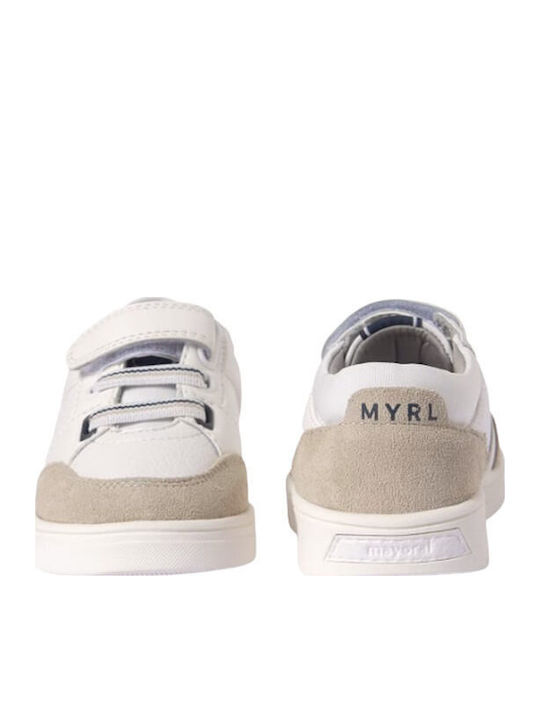 Παιδικά Sneakers με Σκρατς Λευκά