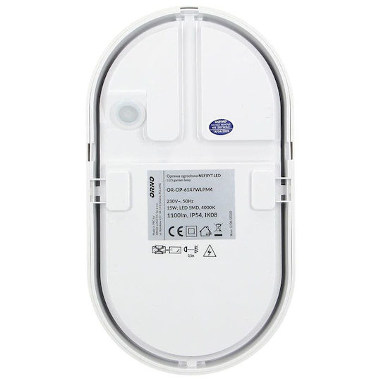 Redled Wandmontierte Außen-Deckenleuchte LED IP54 15W mit Natürliches Weiß Licht