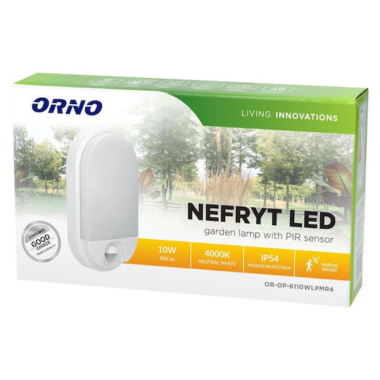 Redled Aplică Exterioară Montată pe Perete LED IP54 15W cu Alb Natural Lumină