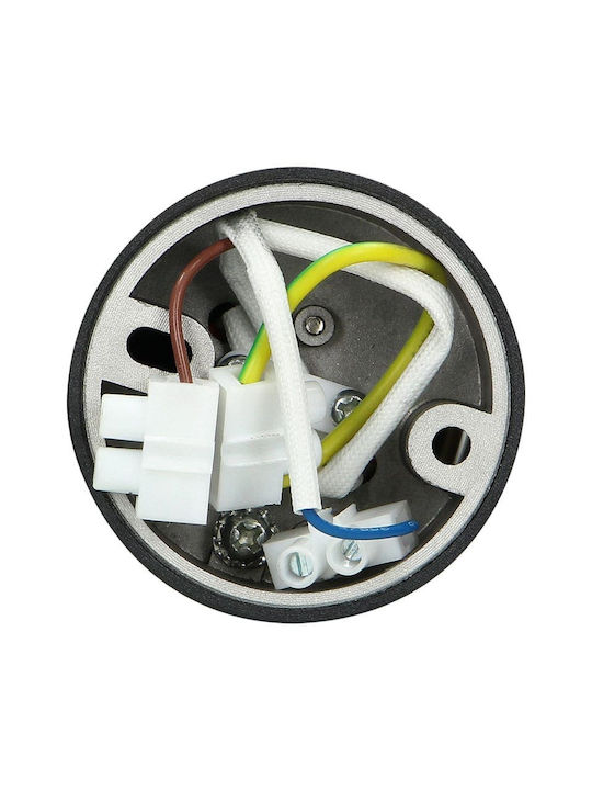 Redled Single Spot with Socket GU10 in Black Color