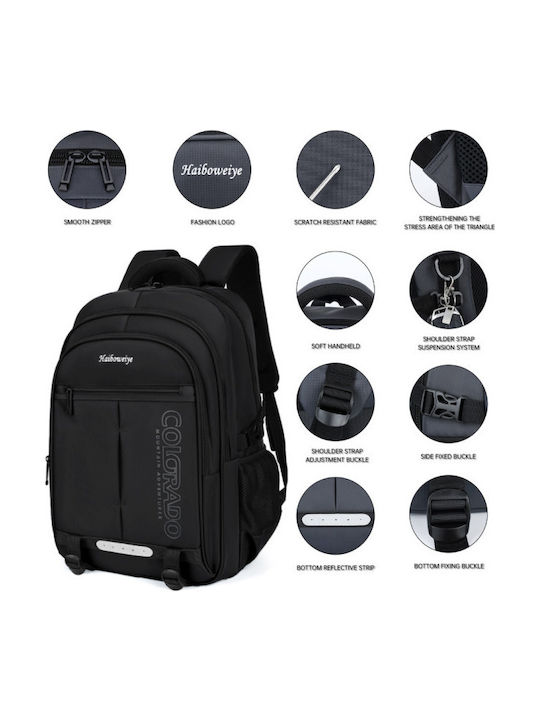 Backpack Αδιάβροχο 39lt Μαύρο