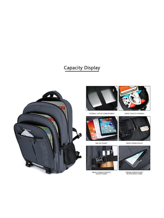 Backpack Αδιάβροχο 39lt Γκρι