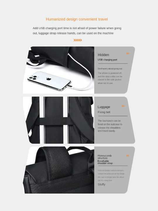 Backpack Αδιάβροχο Μαύρο