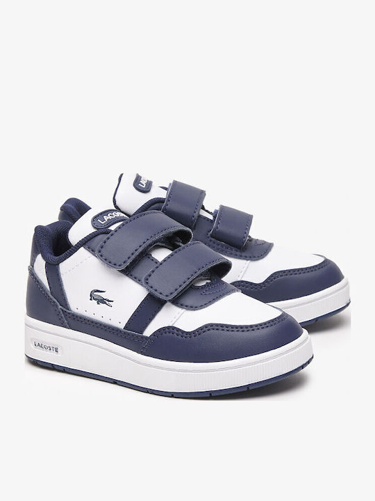 T-clip Kinder Sneakers mit Klettverschluss Weiß
