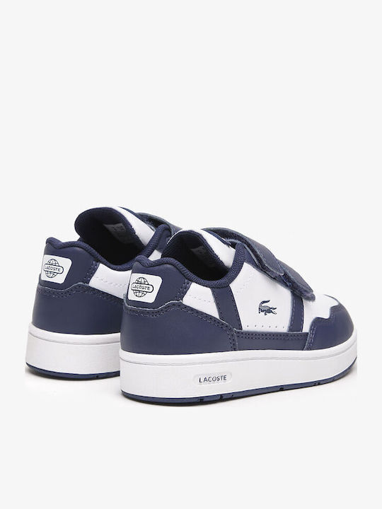 T-clip Kinder Sneakers mit Klettverschluss Weiß