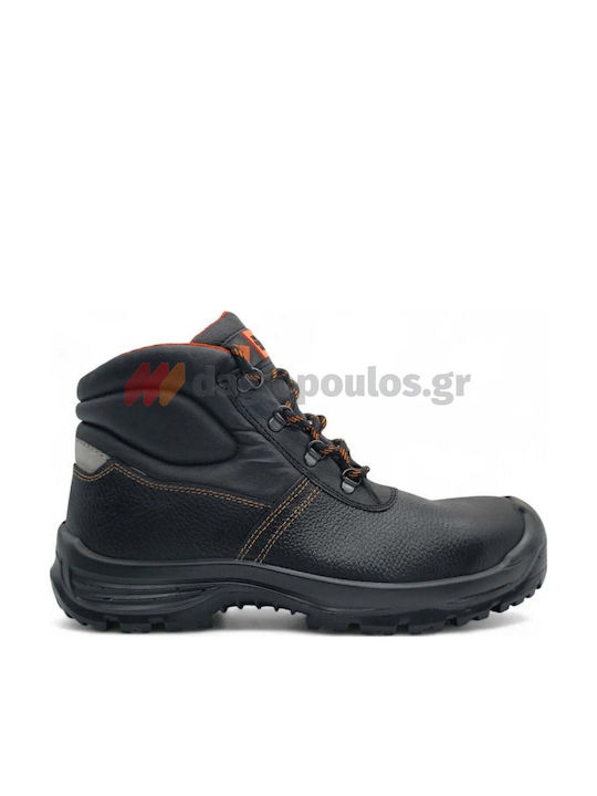To Work For Maia Waterproof Boots Safety Black S3 with Certification P, HRO, SRC,WR