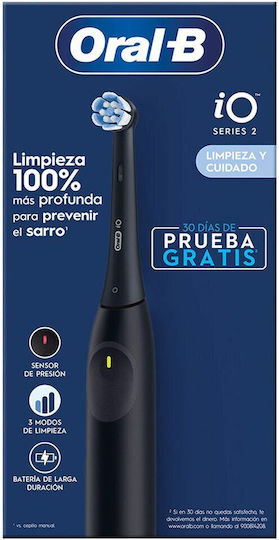 Oral-B Io 2 Electric Toothbrush with Pressure Sensor Black