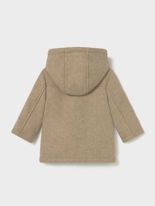 Kids' Coat Montgomery Long with Hood Beige