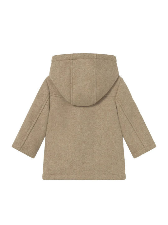 Kids' Coat Montgomery Long with Hood Beige