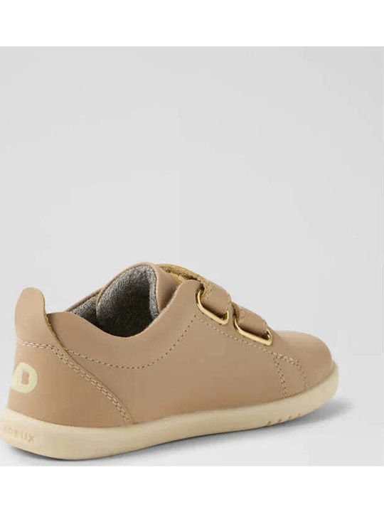 Grass Court Kids Sneakers Anatomic with Scratch Beige