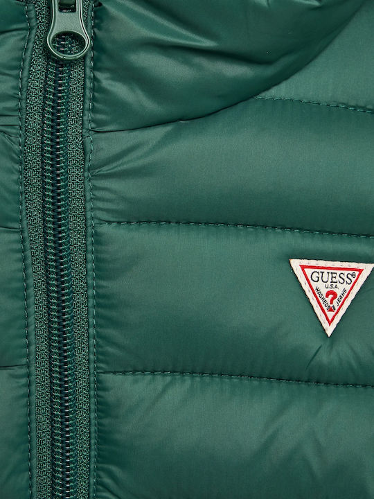 Kids' Casual Jacket Short with Hood Green