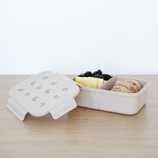 3 Sprouts Bento Box Πλαστικό Παιδικό Δοχείο Φαγητού Μπεζ