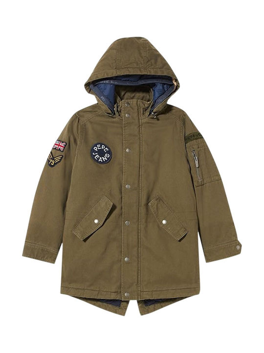 FRAZIER Kinder Mäntel & Jacken Parka Kurz mit Kapuze Grün