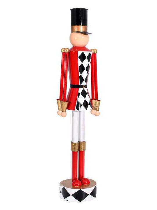 Fylliana Metal Christmas Nutcracker 110cm Multicolour